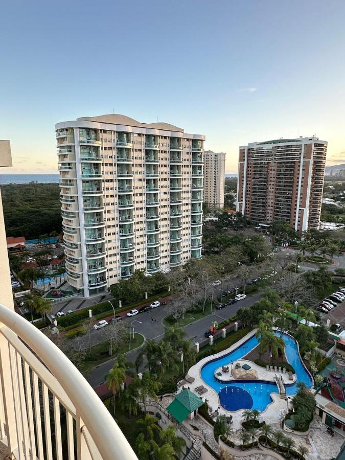 Flat Com Vista Panoramica -15- Na Barra Da Tijuca - Estacionamento Gratuito - Frigobar - Ar Condicionado - Piscina - Academia - Balsa Para Praia Gratis - Varanda - Vista Parcial Mar E Lagoa Rio de Janeiro Exterior photo